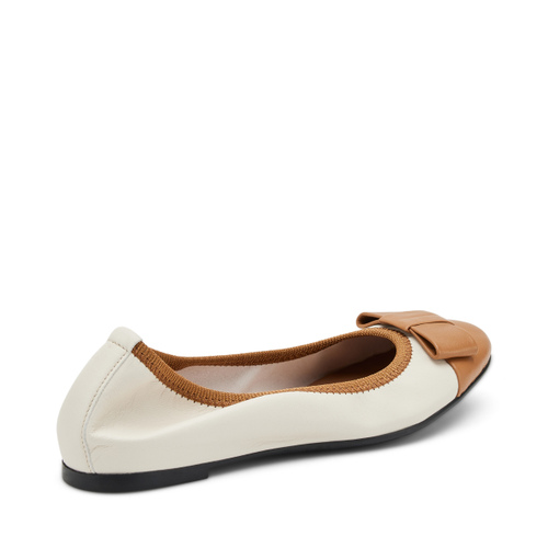 Two-tone leather ballet flats - Frau Shoes | Official Online Shop