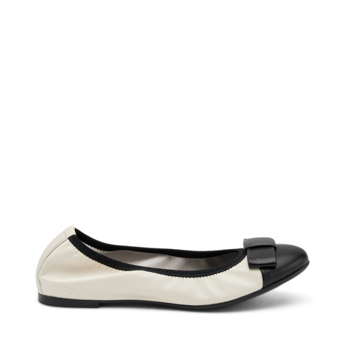 Ballerina in pelle bicolore - Frau Shoes | Official Online Shop