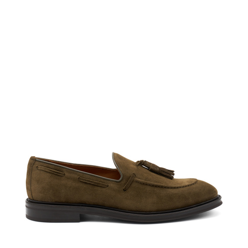 Suede loafers with tassel detail - Frau Shoes | Official Online Shop