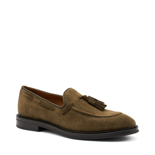 Suede loafers with tassel detail - Frau Shoes | Official Online Shop