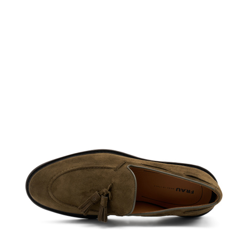 Mocassino in pelle scamosciata con nappina - Frau Shoes | Official Online Shop