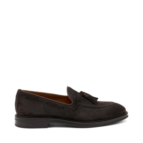 Suede loafers with tassel detail - Frau Shoes | Official Online Shop