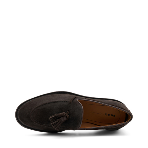 Suede loafers with tassel detail - Frau Shoes | Official Online Shop