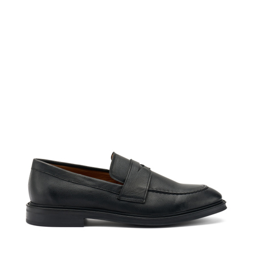 Leder-Mokassin mit Steg - Frau Shoes | Official Online Shop