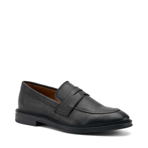 Leder-Mokassin mit Steg - Frau Shoes | Official Online Shop