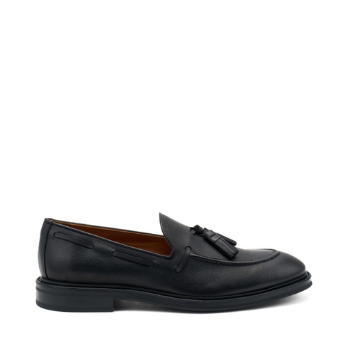 Leder-Mokassin mit Quaste - Frau Shoes | Official Online Shop