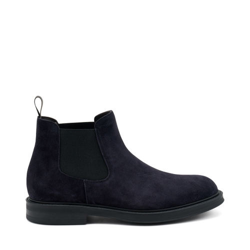 Suede Chelsea boots with tonal elastic - Frau Shoes | Official Online Shop