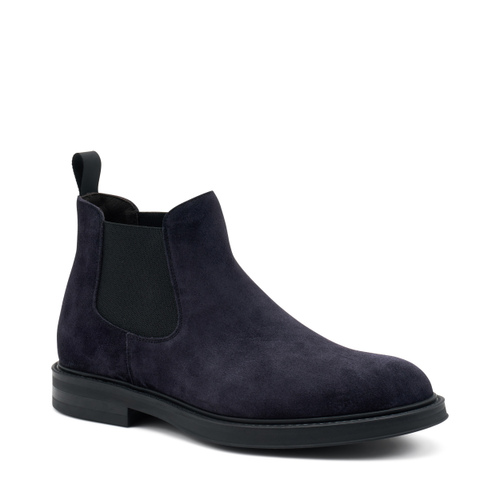 Suede Chelsea boots with tonal elastic - Frau Shoes | Official Online Shop