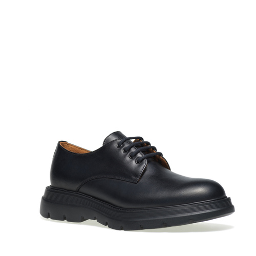 Leather Derby shoes with grip-fast sole - Frau Shoes | Official Online Shop