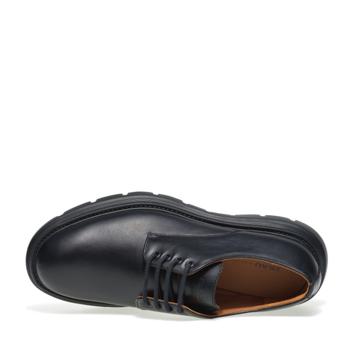 Leather Derby shoes with grip-fast sole - Frau Shoes | Official Online Shop