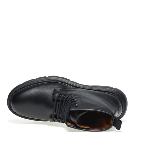 Anfibio in pelle con suola carro - Frau Shoes | Official Online Shop