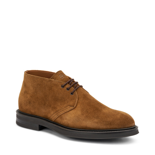 Polacchino in pelle scamosciata con finish anticato - Frau Shoes | Official Online Shop