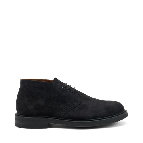 Three-hole suede desert boots - Frau Shoes | Official Online Shop