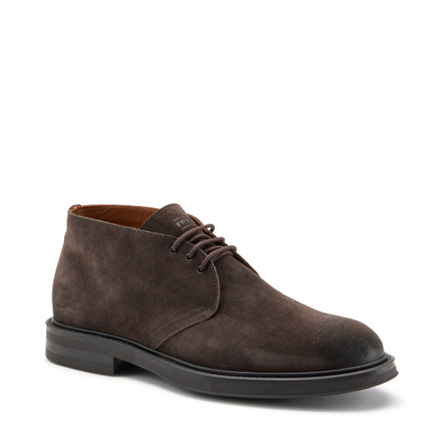 Three-hole suede desert boots - Frau Shoes | Official Online Shop