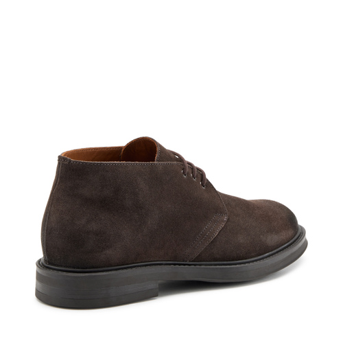 Three-hole suede desert boots - Frau Shoes | Official Online Shop