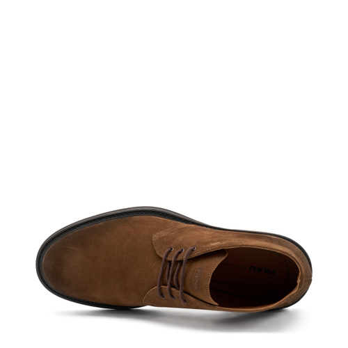 Three-hole suede desert boots - Frau Shoes | Official Online Shop