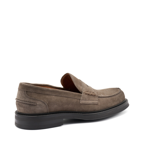 Klassischer Mokassin aus Veloursleder - Frau Shoes | Official Online Shop