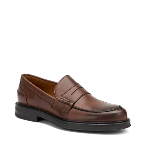 Leather varsity loafers - Frau Shoes | Official Online Shop