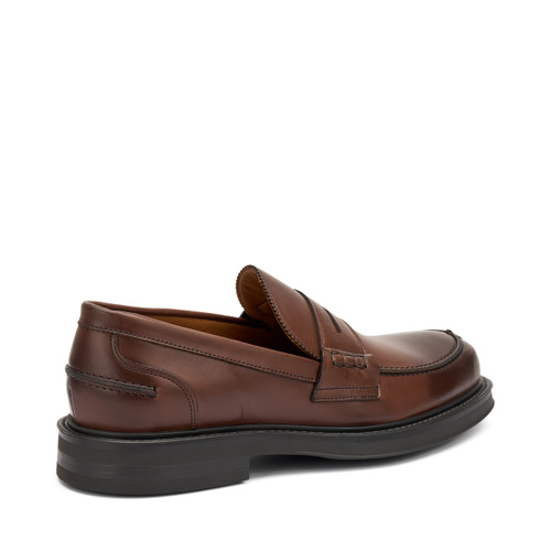 Leather varsity loafers - Frau Shoes | Official Online Shop