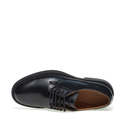Semi-glossy leather Derby shoes - Frau Shoes | Official Online Shop