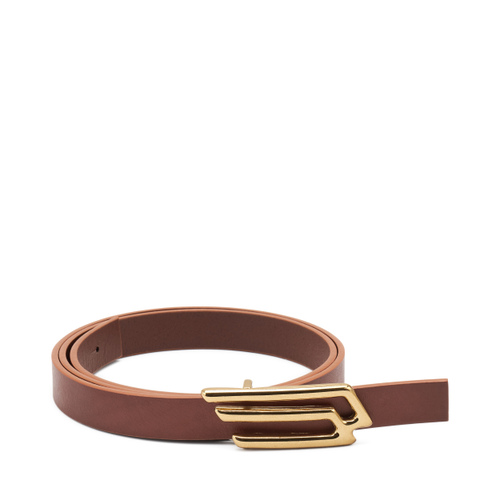 Gürtel aus Leder mit Markendetail - Frau Shoes | Official Online Shop