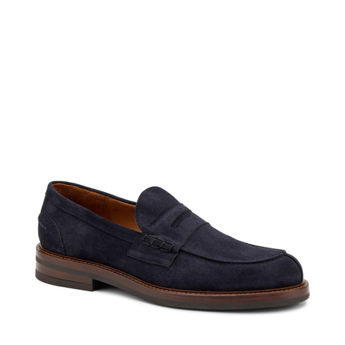 Suede loafers with leather welt - Frau Shoes | Official Online Shop