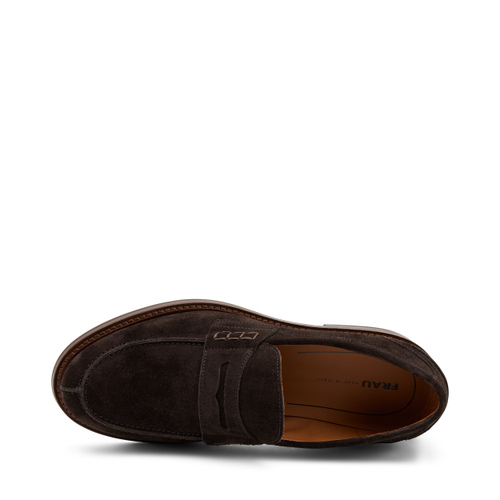 Suede loafers with leather welt - Frau Shoes | Official Online Shop