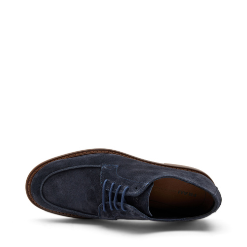 Schnürschuh aus Veloursleder mit Ledersohle - Frau Shoes | Official Online Shop