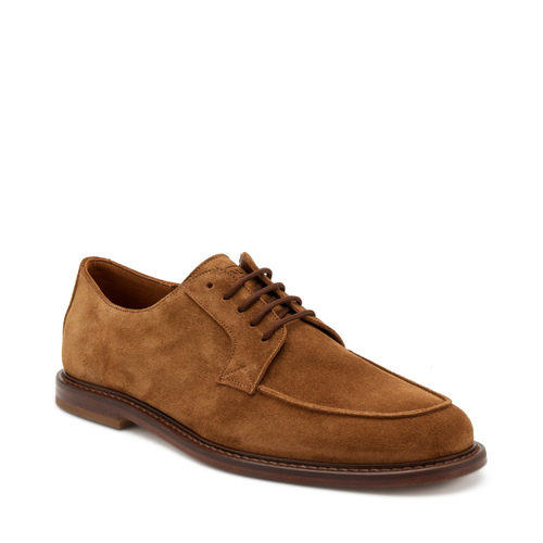 Suede lace-ups with leather sole - Frau Shoes | Official Online Shop