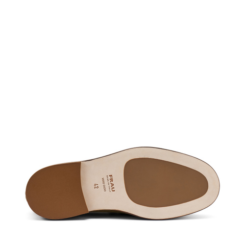 Mokassin mit rissiger Optik und Sohle aus Leder - Frau Shoes | Official Online Shop