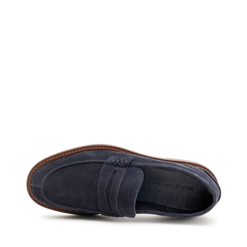 Ragged-look loafers with leather sole - Frau Shoes | Official Online Shop