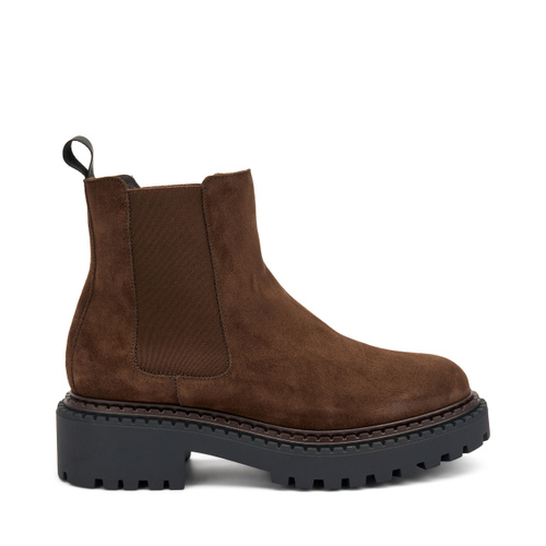 Suede Chelsea boots with double welt - Frau Shoes | Official Online Shop