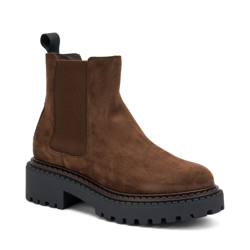 Suede Chelsea boots with double welt - Frau Shoes | Official Online Shop