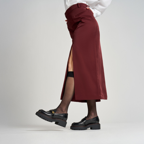 Leather loafers with buckle - Frau Shoes | Official Online Shop