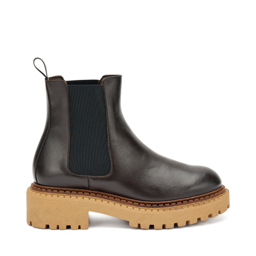 Leather Chelsea boots with double welt - Frau Shoes | Official Online Shop