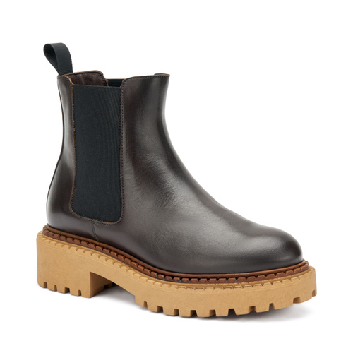 Leather Chelsea boots with double welt - Frau Shoes | Official Online Shop