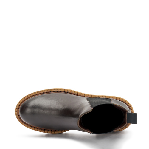 Leather Chelsea boots with double welt - Frau Shoes | Official Online Shop