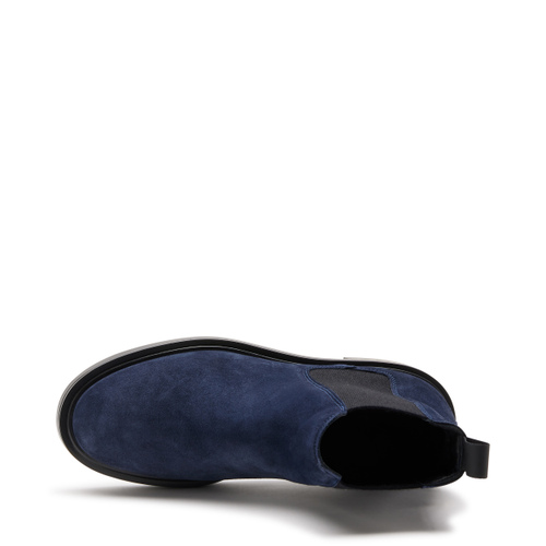 Beatles aus Veloursleder mit farblich passender Sohle - Frau Shoes | Official Online Shop