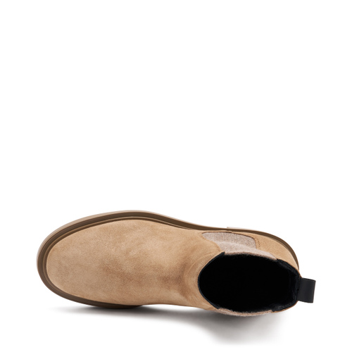 Suede Chelsea boots with tonal sole - Frau Shoes | Official Online Shop