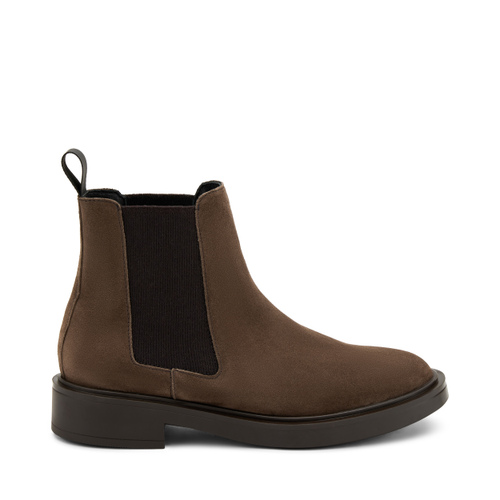 Suede Chelsea boots with tonal sole - Frau Shoes | Official Online Shop