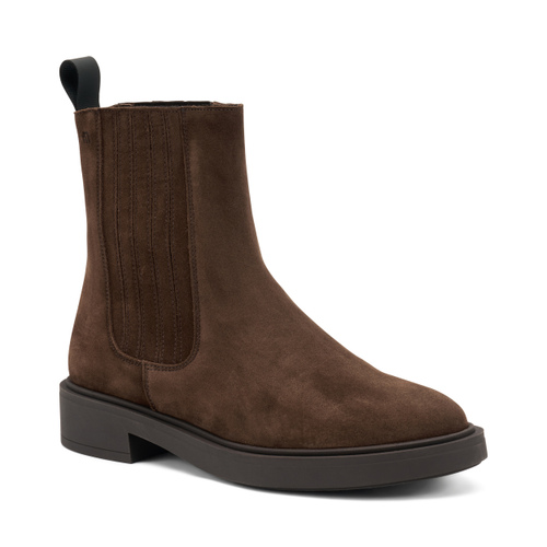 Suede Chelsea boots with covered elastic - Frau Shoes | Official Online Shop