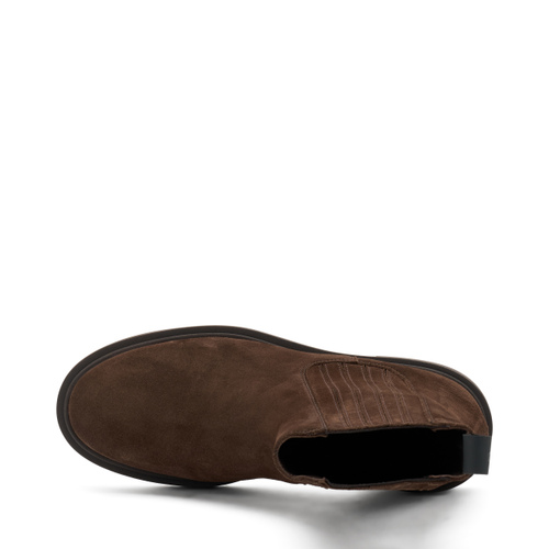 Suede Chelsea boots with covered elastic - Frau Shoes | Official Online Shop