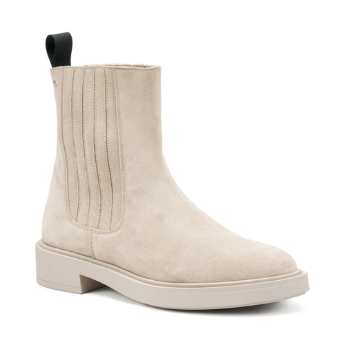 Suede Chelsea boots with covered elastic - Frau Shoes | Official Online Shop