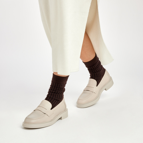 Colour-block leather loafers - Frau Shoes | Official Online Shop