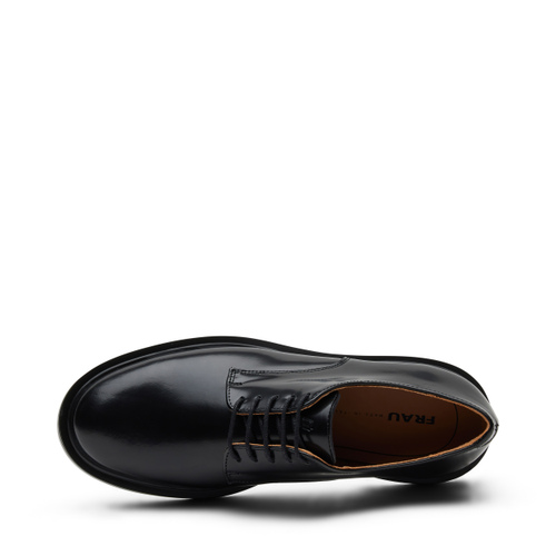 Brushed leather lace-ups with tonal sole - Frau Shoes | Official Online Shop