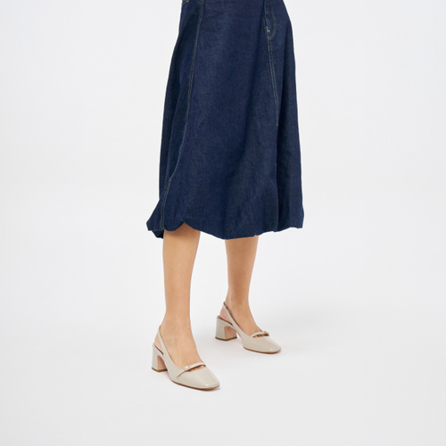 Slingback aus Lackleder mit Riemchen - Frau Shoes | Official Online Shop