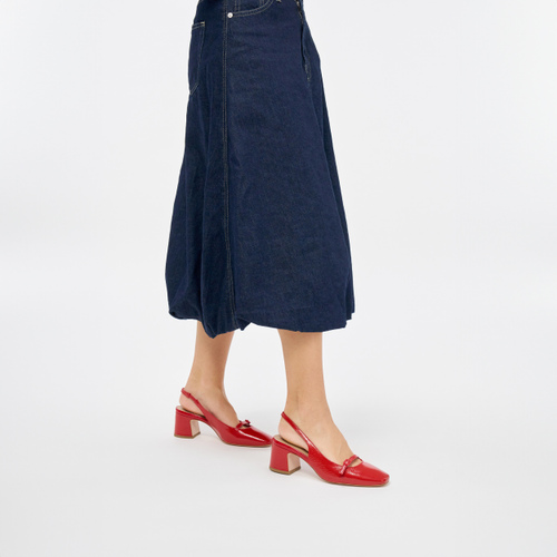 Slingback aus Lackleder mit Riemchen - Frau Shoes | Official Online Shop