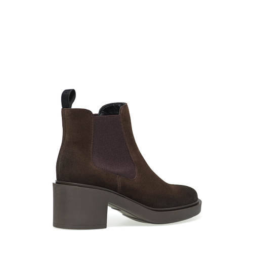 Heeled suede Chelsea boots - Frau Shoes | Official Online Shop