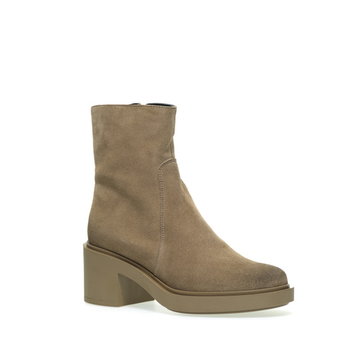 Heeled suede ankle boots - Frau Shoes | Official Online Shop