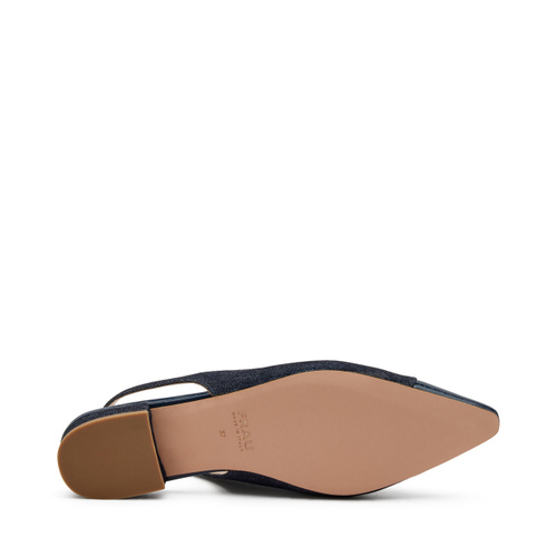 Denim and patent leather slingbacks - Frau Shoes | Official Online Shop